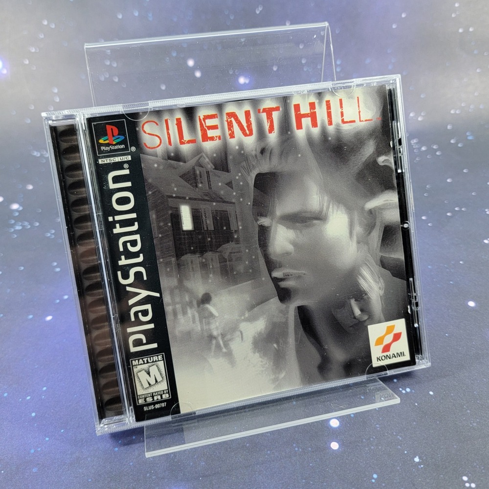 Silent Hill Sony PlayStation 1 PS1 Black Label Konami 1999 SLUS-00707 Complete